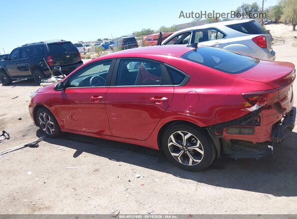 3KPF24AD3KE109396 2019 KIA FORTE Красный Панорамный вид салона 360°