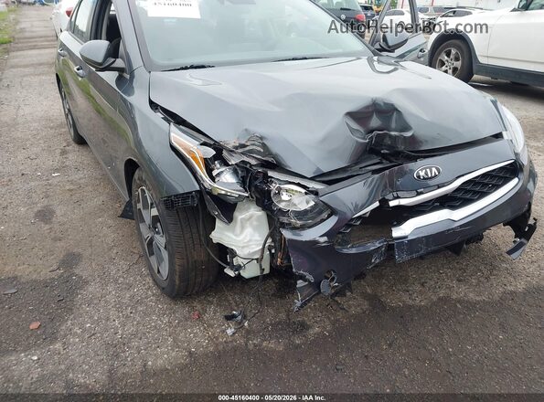 3KPF24AD3LE184665 2020 KIA FORTE Gray Front view