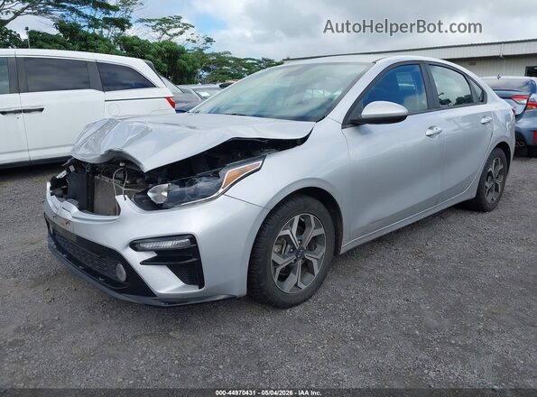 3KPF24AD3ME413993 2021 KIA FORTE Silver Առջևի ձախ երեք քառորդ տեսարան