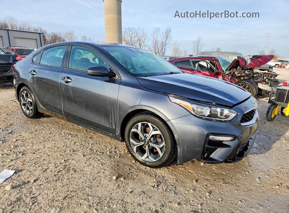 3KPF24AD4KE034160 2019 KIA FORTE Charcoal 