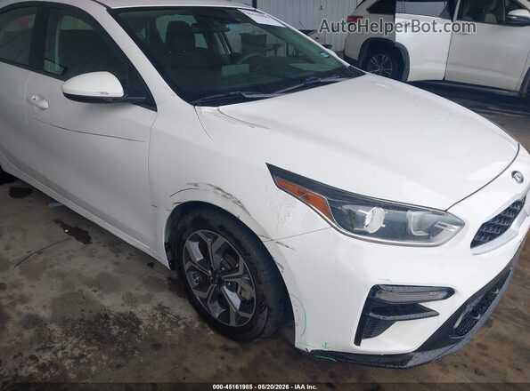 3KPF24AD4KE046597 2019 KIA FORTE White წინა ხედი