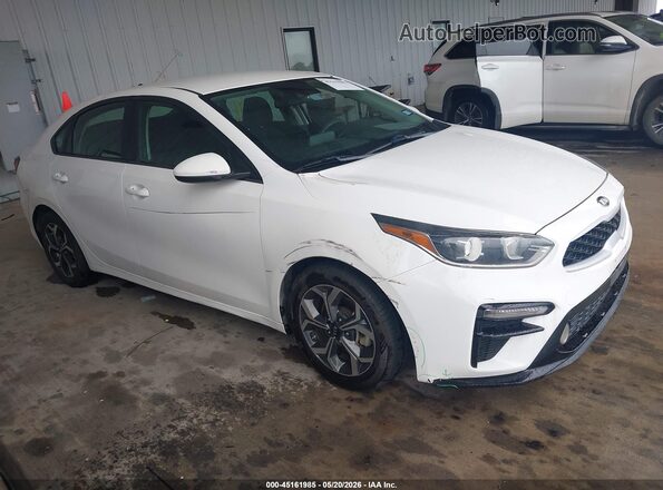 3KPF24AD4KE046597 2019 KIA FORTE White უკანა სალონის ხედი