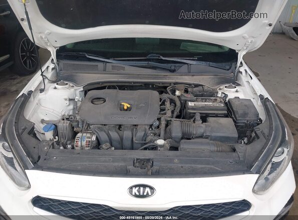 3KPF24AD4KE046597 2019 KIA FORTE White უკანა ხედი