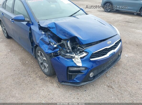 3KPF24AD4ME370197 2021 KIA FORTE Blue Դիմացի տեսք