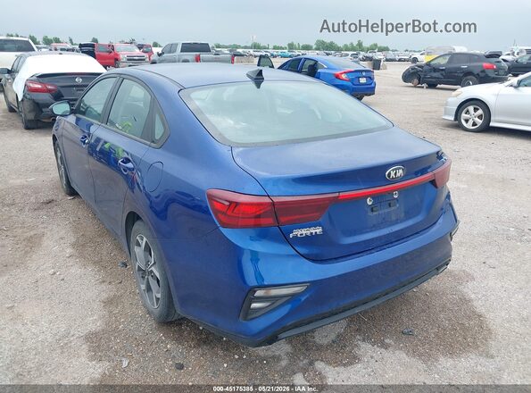 3KPF24AD4ME370197 2021 KIA FORTE Blue Հետևի ձախ