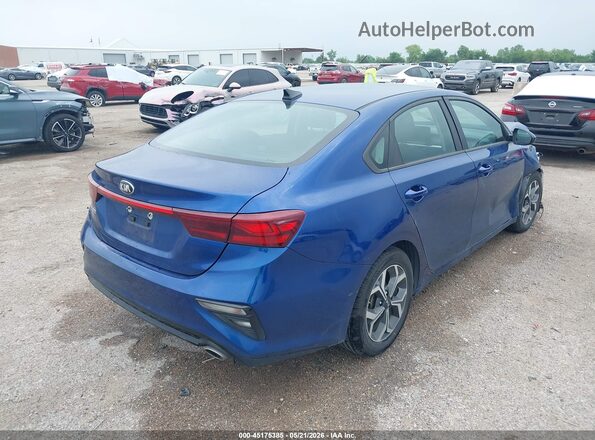 3KPF24AD4ME370197 2021 KIA FORTE Blue Հետևի աջ