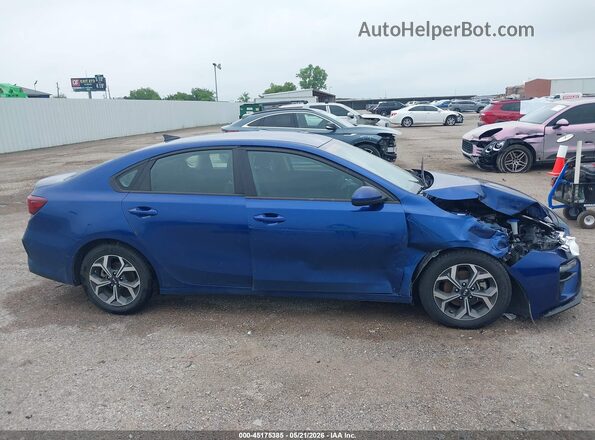 3KPF24AD4ME370197 2021 KIA FORTE Blue Սալոնի հետևի տեսք