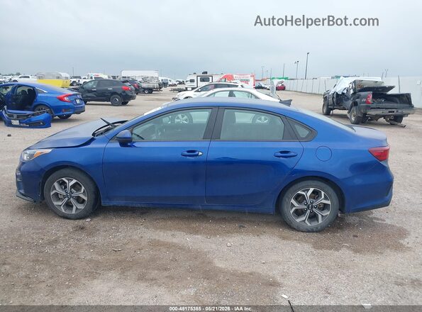 3KPF24AD4ME370197 2021 KIA FORTE Blue Սալոնի 360 աստիճան տեսք