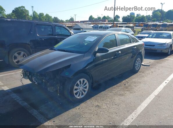 3KPF24AD4ME404641 2021 KIA FORTE Black Vista tres cuartos delantera izquierda