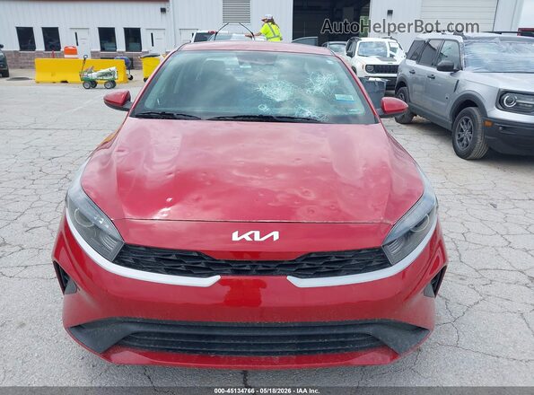 3KPF24AD4NE436944 2022 KIA FORTE Red Սարքավորումների վահանակի տեսք