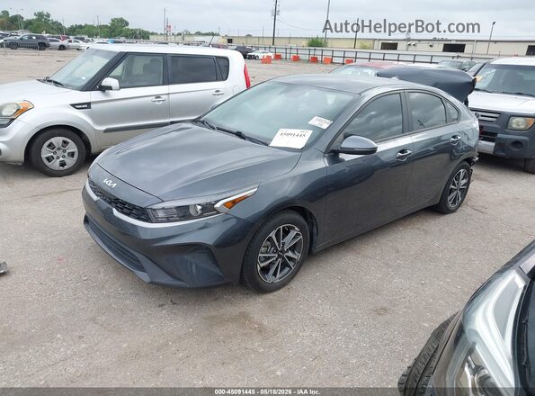3KPF24AD4PE578827 2023 KIA FORTE Gray Առջևի ձախ երեք քառորդ տեսարան