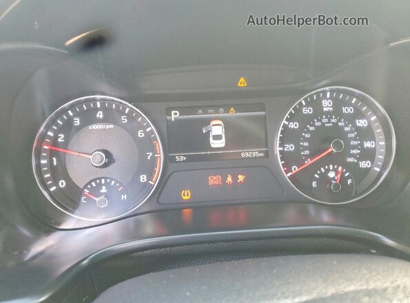 3KPF24AD4PE625094 2023 KIA FORTE Red Widok zestawu wskaźników