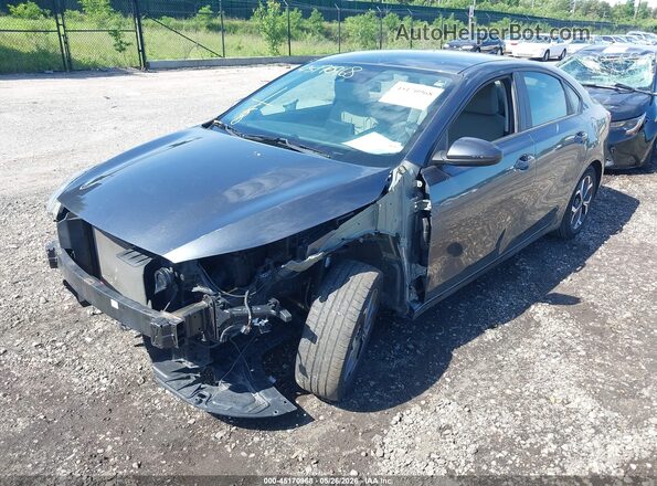 3KPF24AD5LE167821 2020 KIA FORTE Gray Առջևի ձախ երեք քառորդ տեսարան