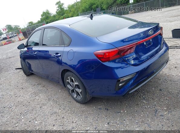 3KPF24AD5ME324748 2021 KIA FORTE Blue Trasero izquierdo