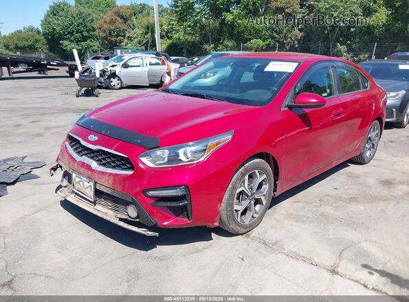 3KPF24AD6KE065832 2019 KIA FORTE Red Vista tres cuartos delantera izquierda