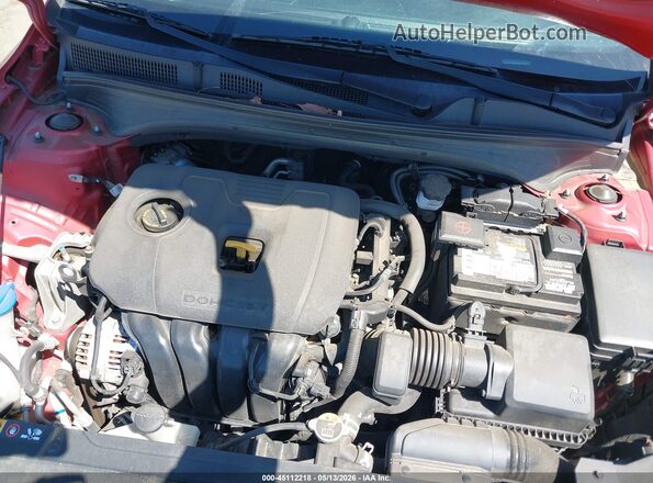 3KPF24AD6KE065832 2019 KIA FORTE Red Vista trasera