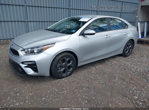 3KPF24AD6LE149487 2020 KIA FORTE Silver Առջևի ձախ երեք քառորդ տեսարան