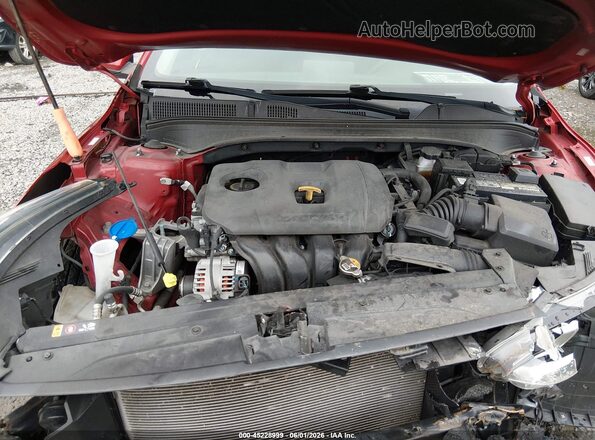 3KPF24AD6ME285586 2021 KIA FORTE Red Вид ззаду