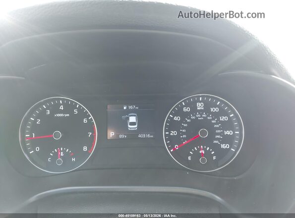 3KPF24AD6ME378107 2021 KIA FORTE Silver Widok tylnych siedzeń