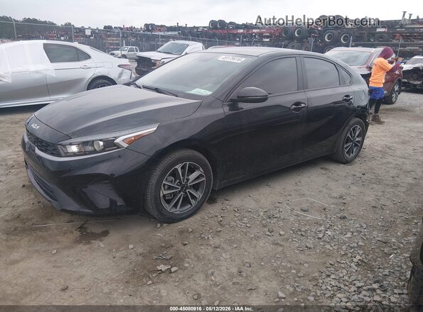 3KPF24AD6PE659036 2023 KIA FORTE Black Առջևի ձախ երեք քառորդ տեսարան