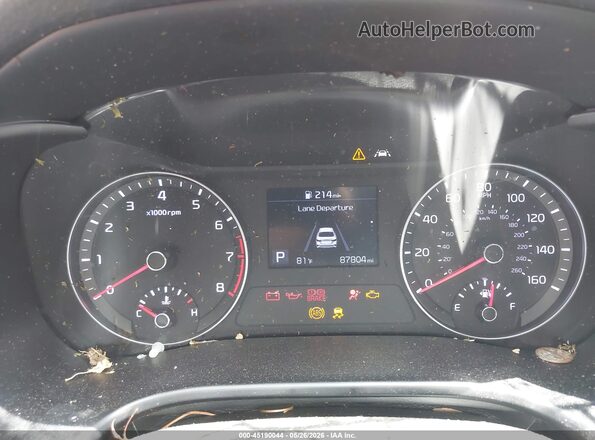 3KPF24AD7KE077150 2019 KIA FORTE Red Rear seats view