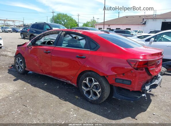 3KPF24AD7KE077150 2019 KIA FORTE Red Rear left