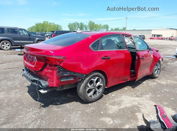 3KPF24AD7KE077150 2019 KIA FORTE Red Rear right