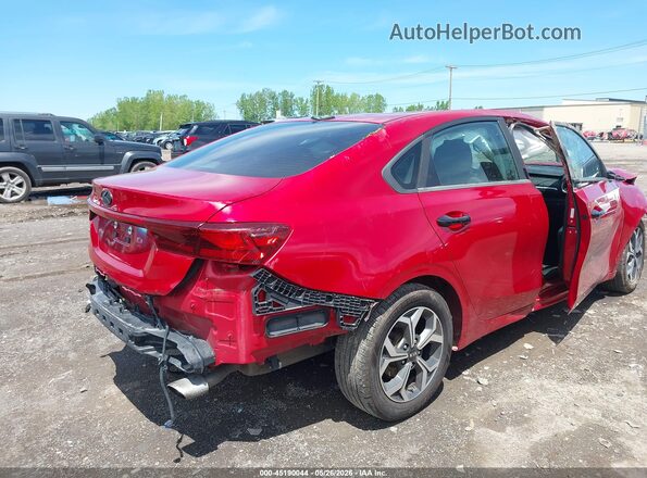 3KPF24AD7KE077150 2019 KIA FORTE Red Front view