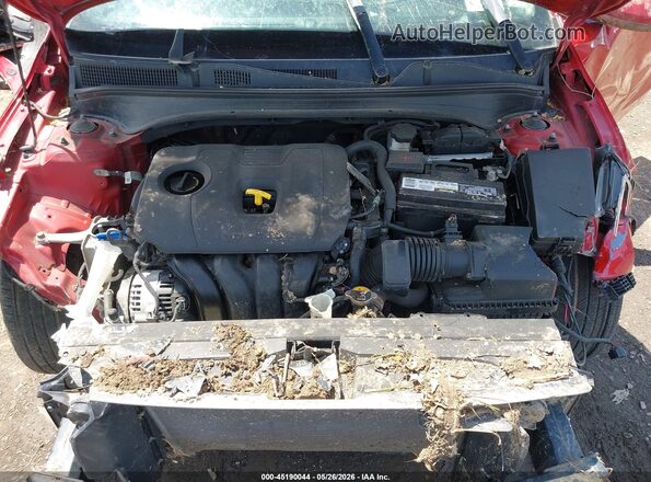 3KPF24AD7KE077150 2019 KIA FORTE Red Rear view
