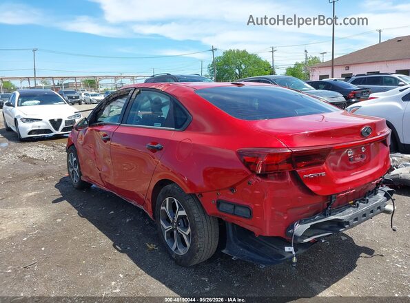 3KPF24AD7KE077150 2019 KIA FORTE Red 