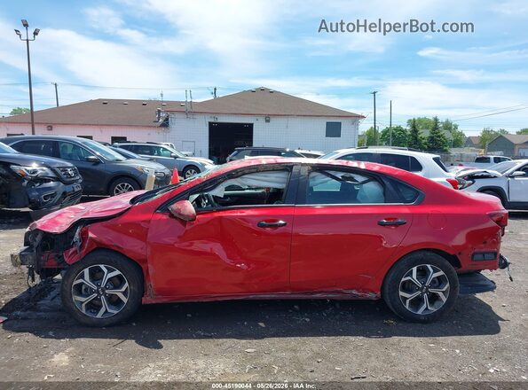 3KPF24AD7KE077150 2019 KIA FORTE Red 