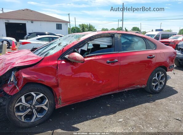 3KPF24AD7KE077150 2019 KIA FORTE Red 