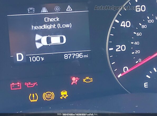 3KPF24AD7LE207722 2020 KIA FORTE Белый 