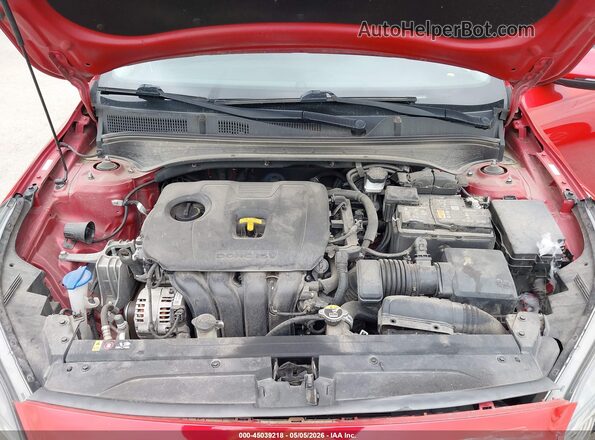3KPF24AD7NE443192 2022 KIA FORTE Красный Вид сзади