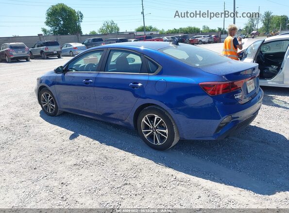 3KPF24AD7NE466312 2022 KIA FORTE Blue Հետևի ձախ