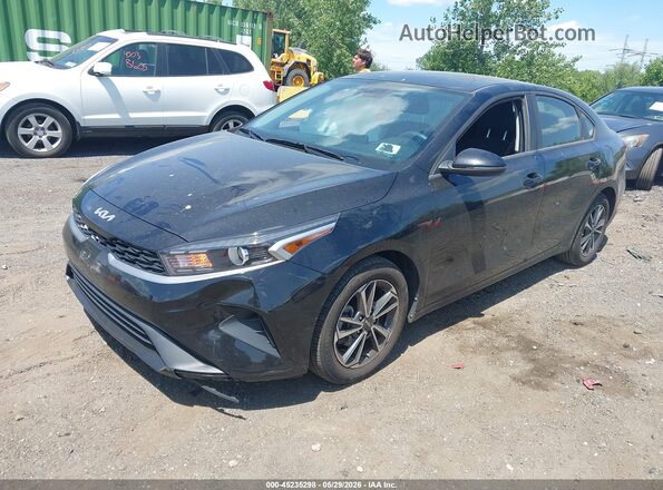 3KPF24AD7RE735219 2024 KIA FORTE Black Առջևի ձախ երեք քառորդ տեսարան