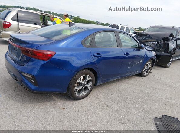 3KPF24AD8ME385365 2021 KIA FORTE Blue Tył prawy