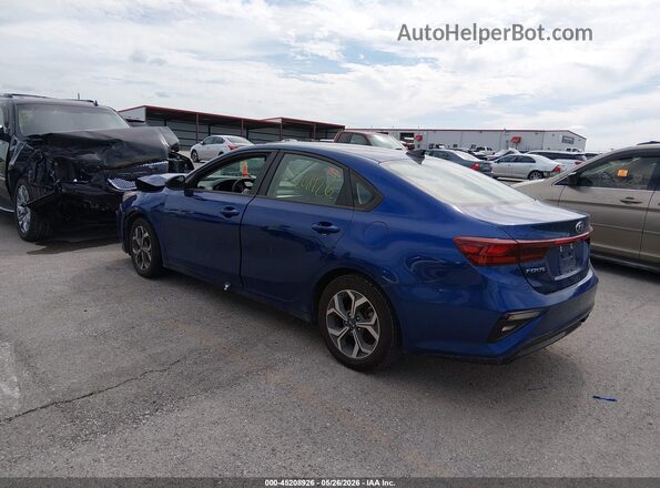 3KPF24AD8ME385365 2021 KIA FORTE Blue Tył lewy
