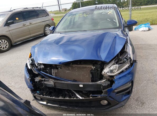 3KPF24AD8ME385365 2021 KIA FORTE Blue Widok zestawu wskaźników
