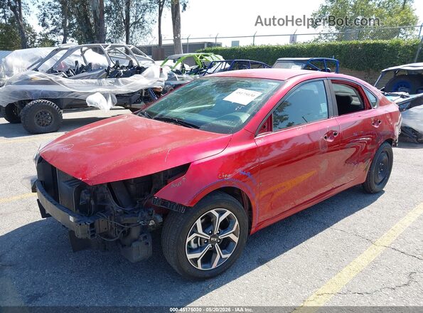 3KPF24AD9KE024952 2019 KIA FORTE Red Передня ліва чверть