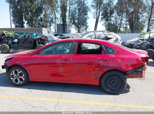 3KPF24AD9KE024952 2019 KIA FORTE Red 