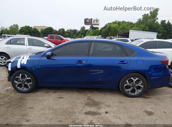 3KPF24AD9KE115011 2019 KIA FORTE Синий 