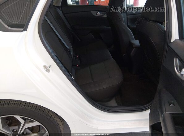3KPF24AD9LE197114 2020 KIA FORTE White Widok naklejki z numerem VIN
