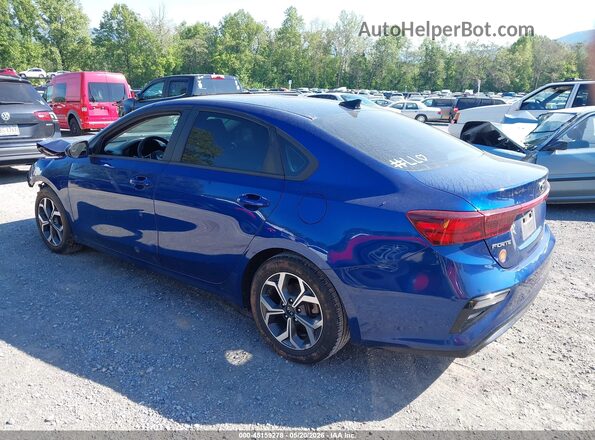 3KPF24AD9ME279510 2021 KIA FORTE Blue Հետևի ձախ