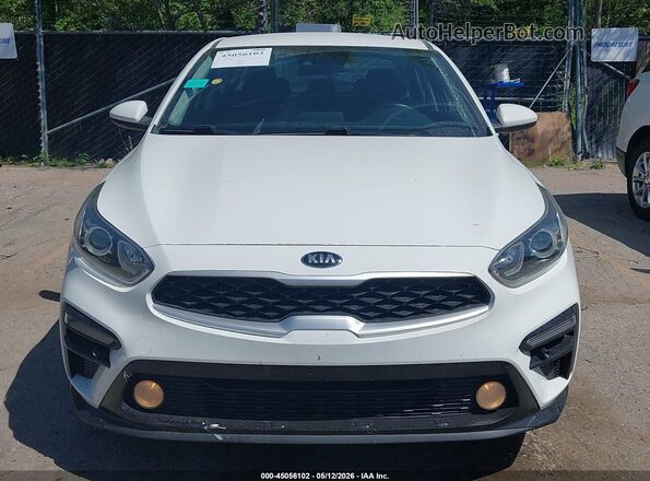 3KPF24AD9ME340421 2021 KIA FORTE White Widok zestawu wskaźników