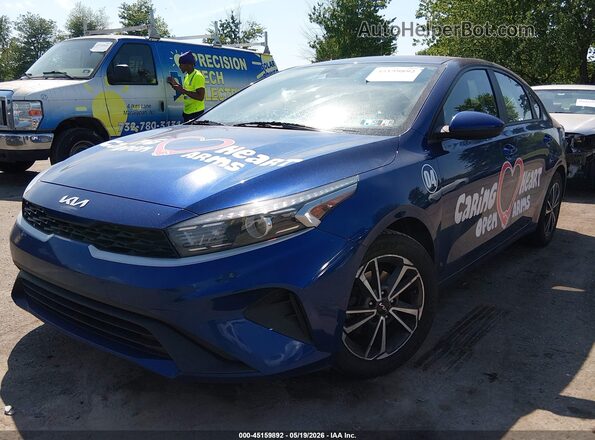 3KPF24AD9NE457790 2022 KIA FORTE Синий Передняя левая четверть