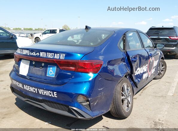 3KPF24AD9NE457790 2022 KIA FORTE Синий Задняя правая четверть