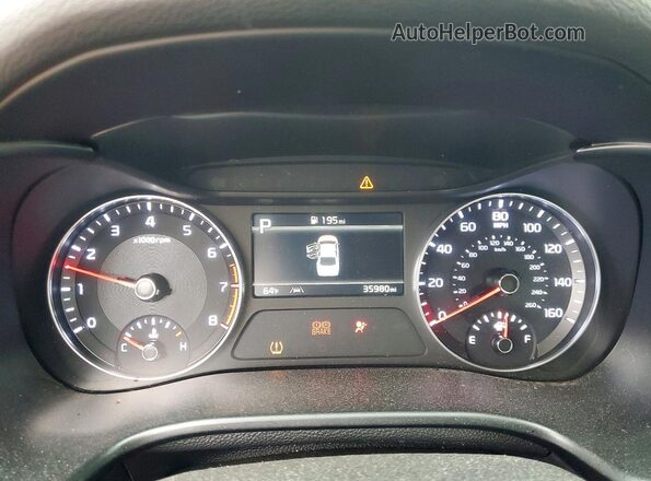3KPF24AD9RE710385 2024 KIA FORTE White Вид щитка приладів
