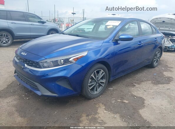 3KPF24ADXRE785161 2024 KIA FORTE Blue Առջևի ձախ երեք քառորդ տեսարան