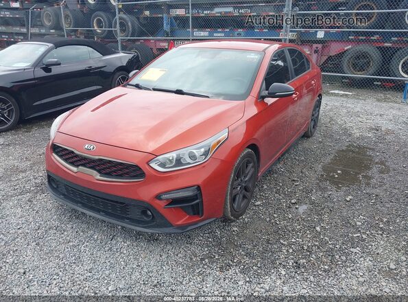 3KPF34AD0LE168209 2020 KIA FORTE Red Передня ліва чверть